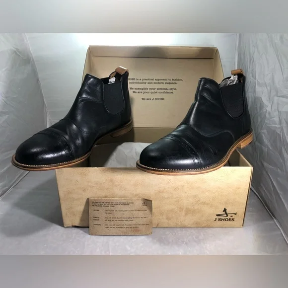 J Shoes | Shoes | J Shoes Nelson Chelsea Brogue Cap Toe 